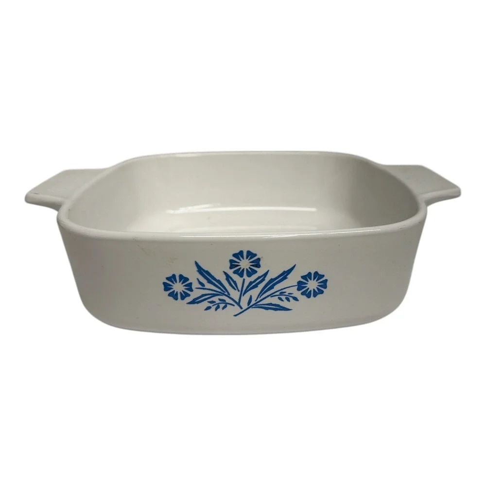 Corning Ware Blue Cornflower 1 Qt. A-1-B EUC No Lid Casserole Baking Dish